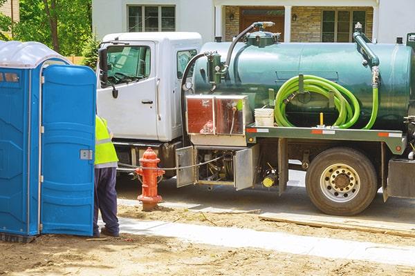 employees at Roselle Porta Potty Rental